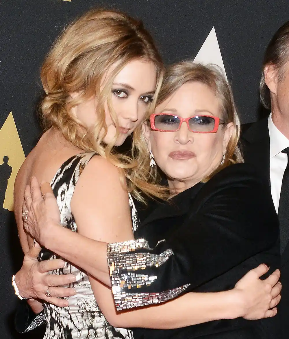 Billie Lourd Carrie Fisher