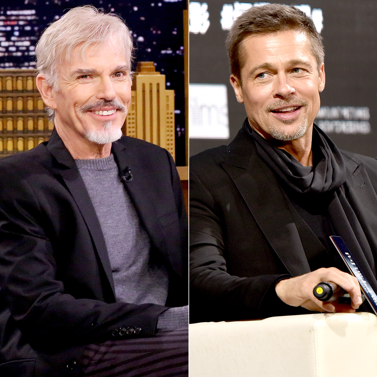 Billy Bob Thornton and Brad Pitt