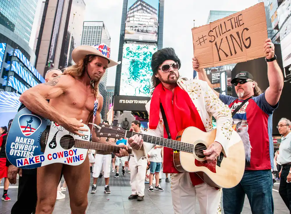 Naked Cowboy Billy Ray Cyrus