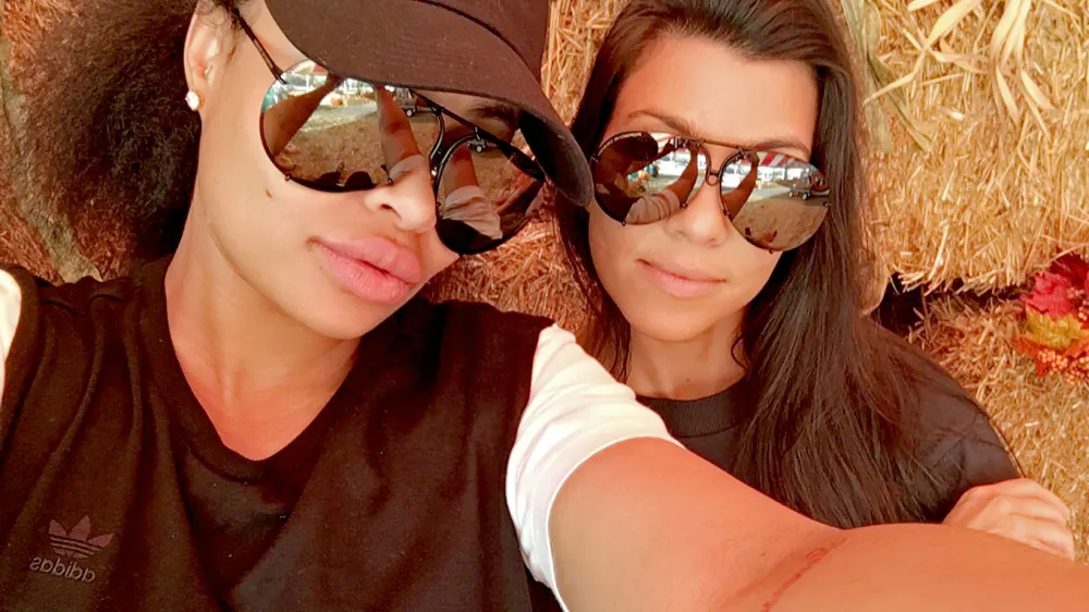 Blac Chyna and Kourtney Kardashian