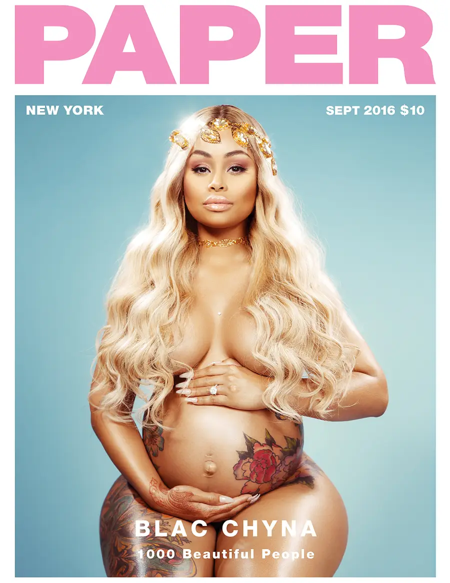 Blac Chyna Paper Magazine cover