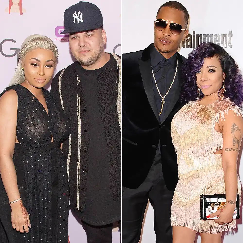 Blac Chyna, Rob Kardashian, T.I. and Tameka 'Tiny' Harris