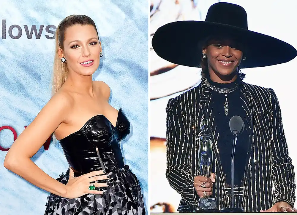 Blake Lively Beyonce same earrings