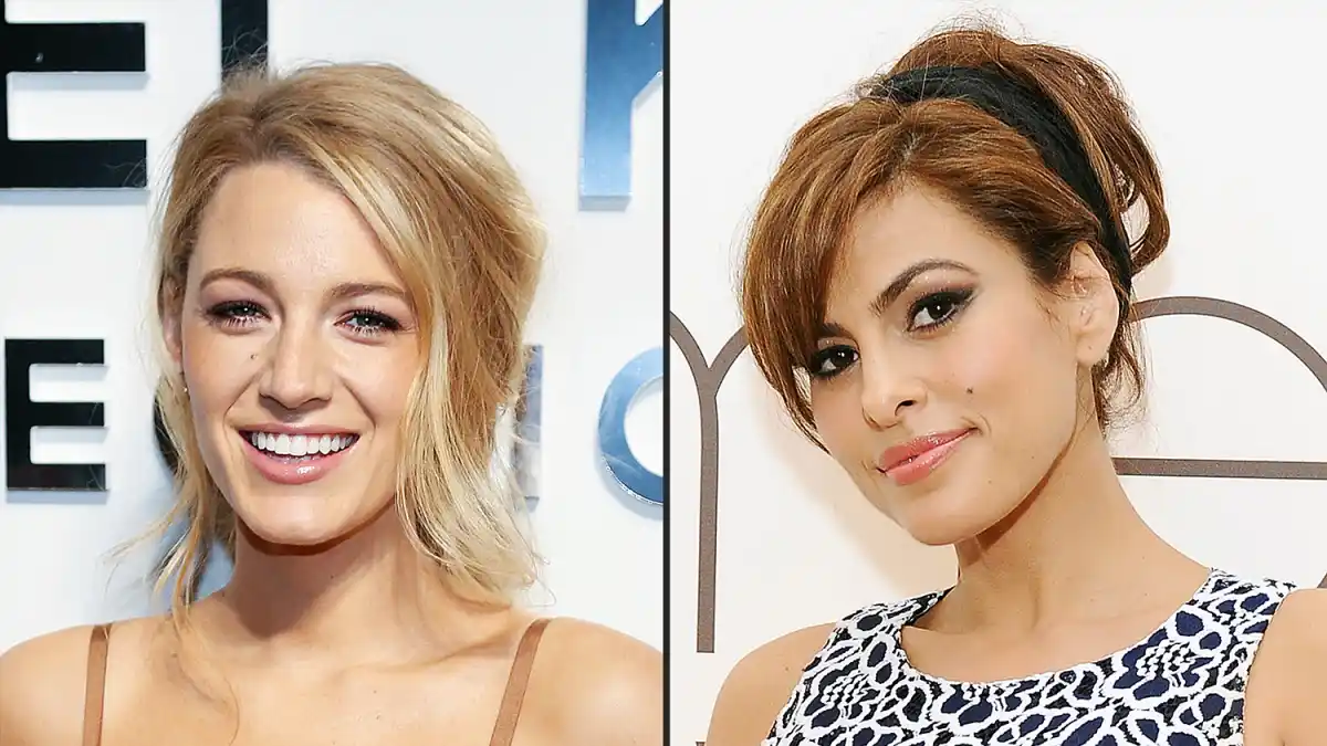 Blake Lively and Eva Mendes