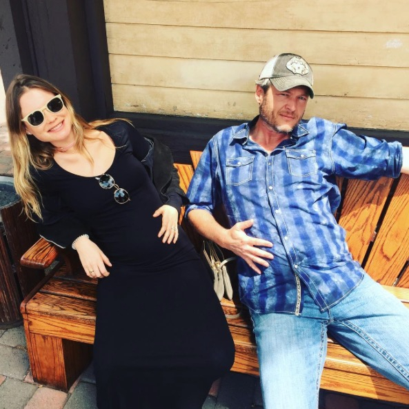 Blake Shelton and Behati Prinsloo