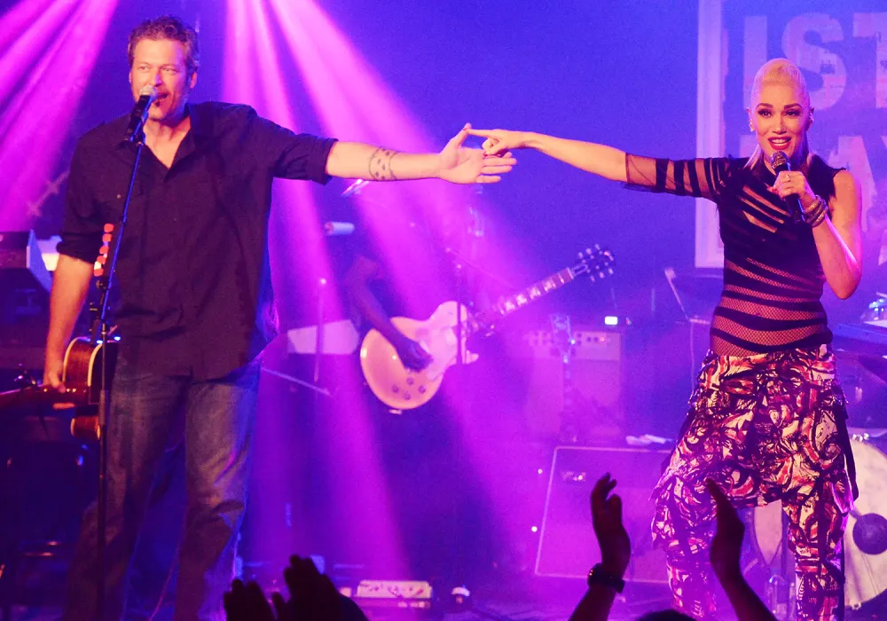 Blake Shelton and Gwen Stefani