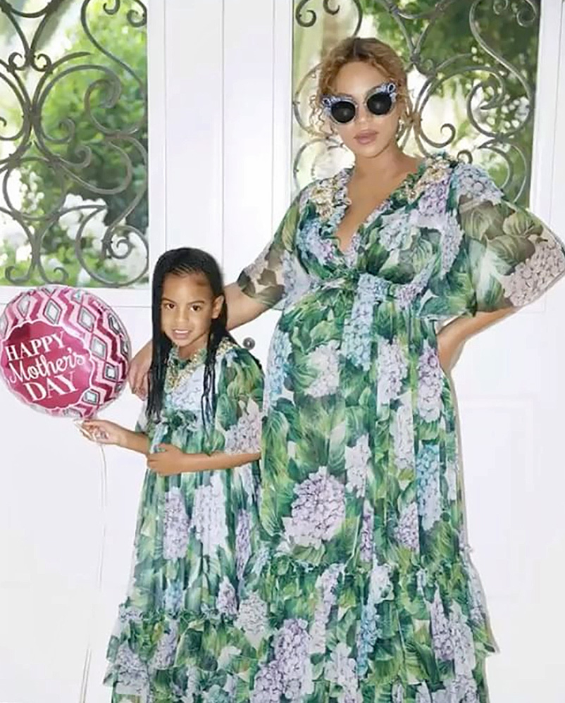 Blue Ivy and Beyonce