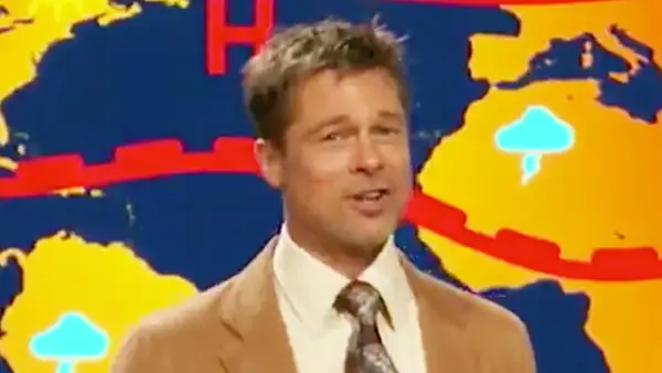 Brad Pitt weather man