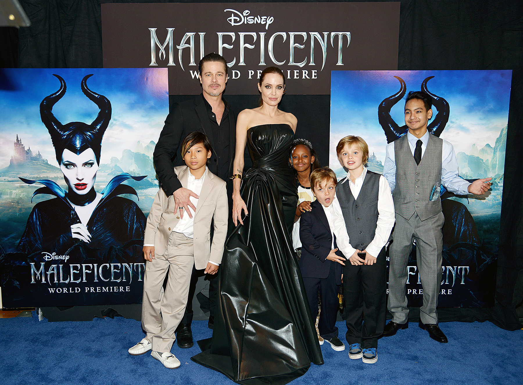 Brad Pitt Angelina Jolie Pax Zahara Knox Shiloh Maddox