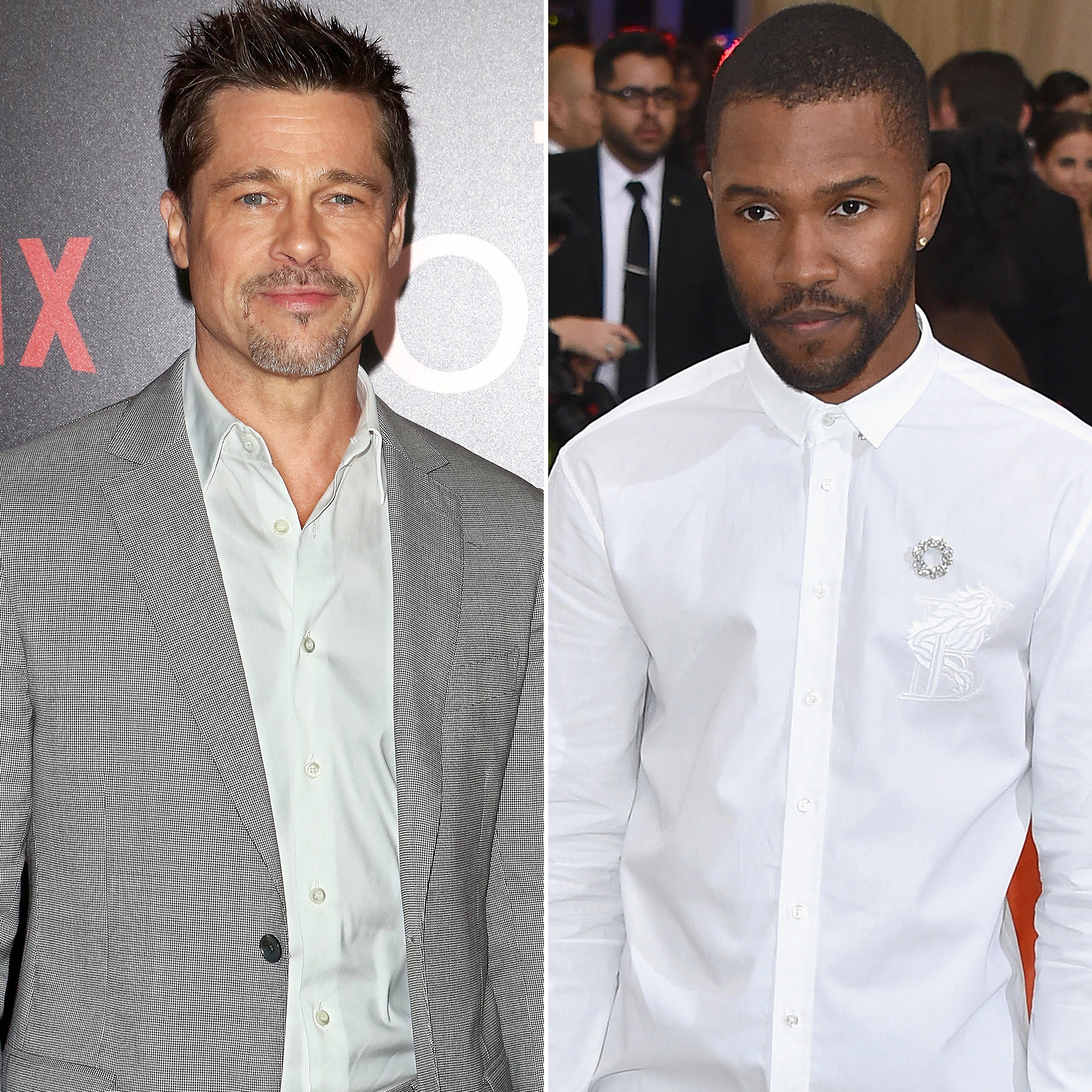 Brad Pitt and Frank Ocean