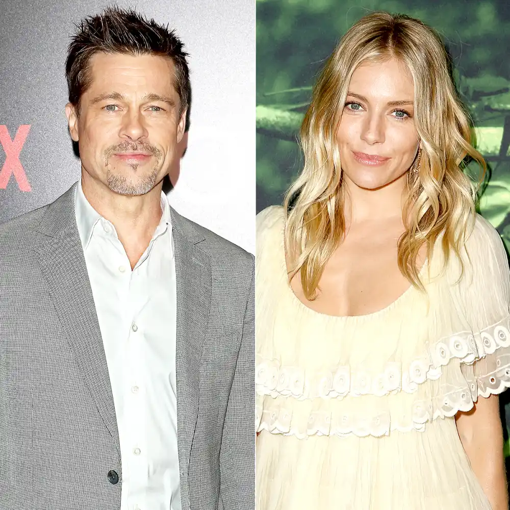 Brad Pitt and Sienna Miller