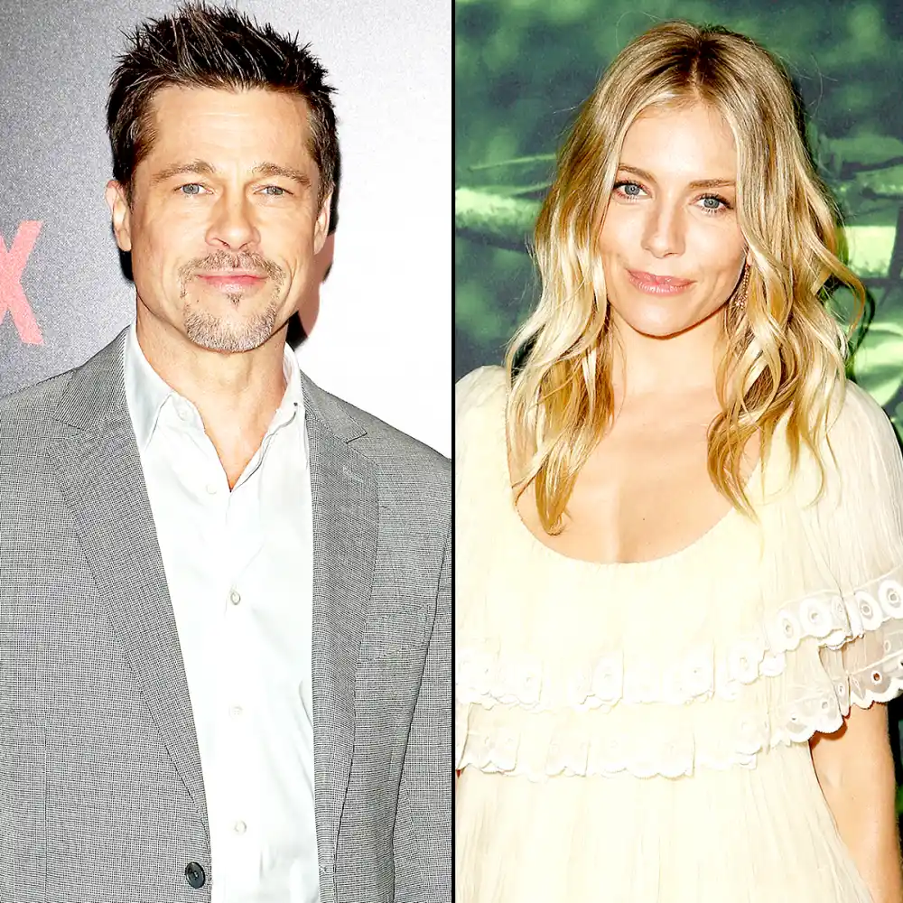 Brad Pitt and Sienna Miller