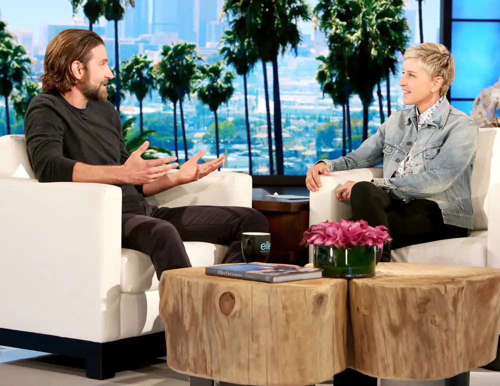 Bradley Cooper and Ellen DeGeneres Michael Rozman/Warner Bros.