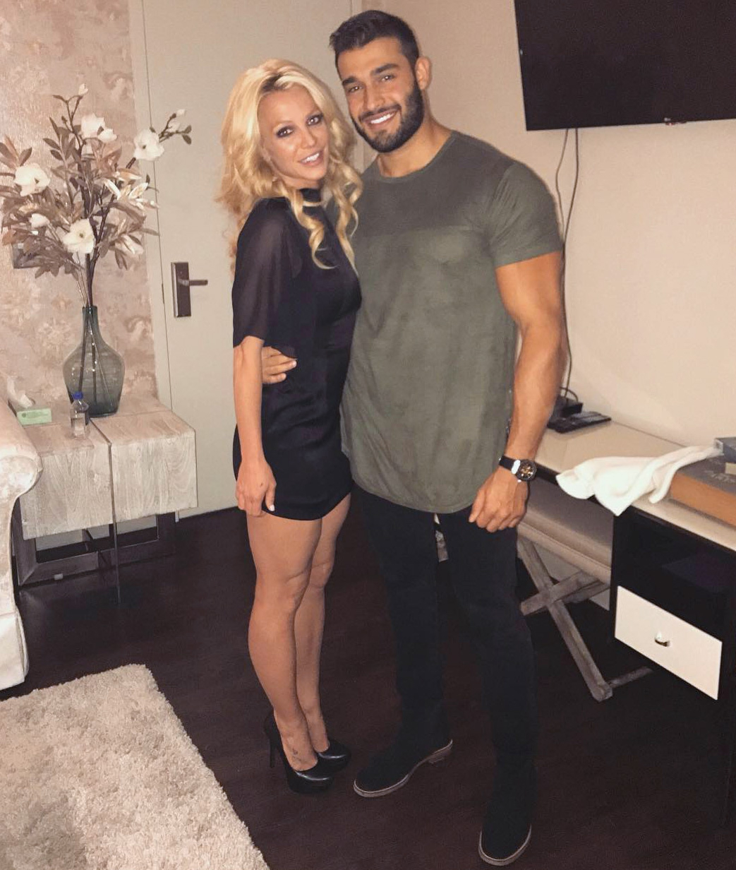 Britney Spears and Sam Asghari