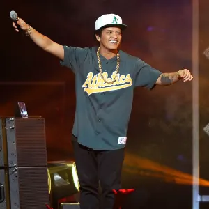 Bruno Mars performs at 102.7 KIIS FM's Jingle Ball 2016 at Staples Center on December 2, 2016 in Los Angeles, California.