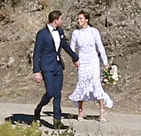 Jamie Chung and Bryan Greenberg - wedding