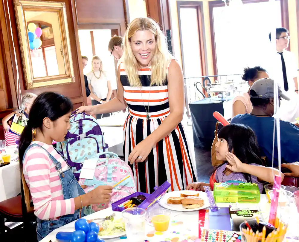 Busy Philipps hosts the Baby2Baby Back To School event at The Grove Los Angeles on August 3, 2016 in Los Angeles, California.