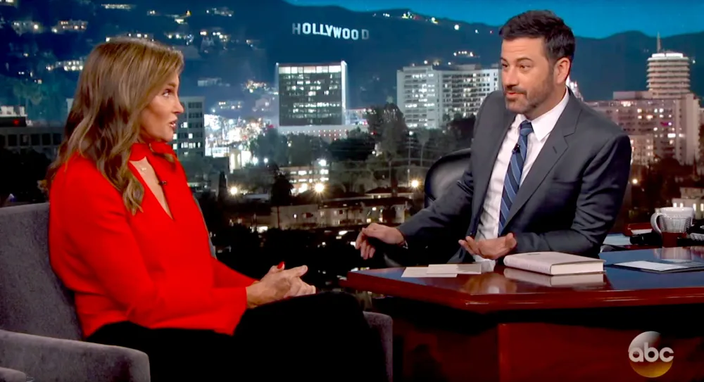 Caitlyn Jenner and Jimmy Kimmel