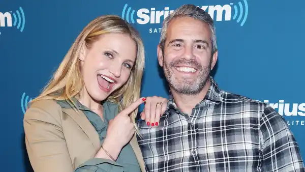 Cameron Diaz and Andy Cohen