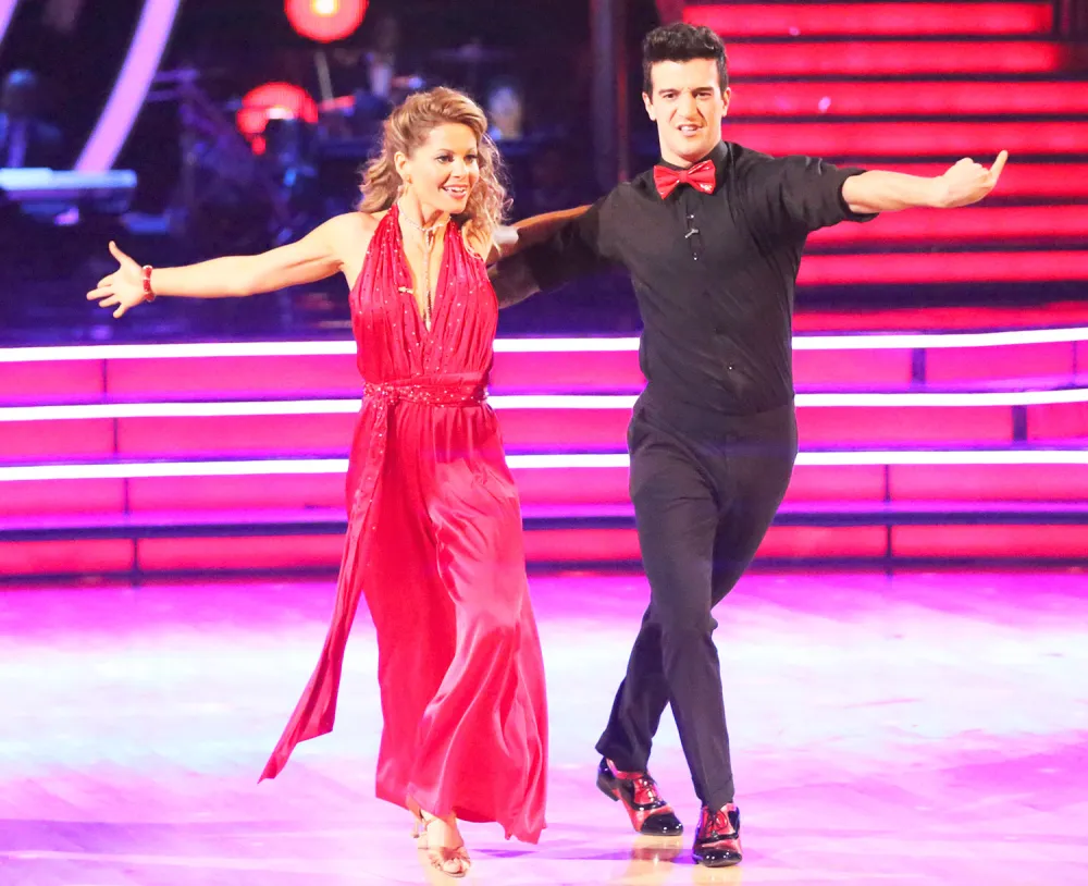 Candace Cameron Bure and Mark Ballas