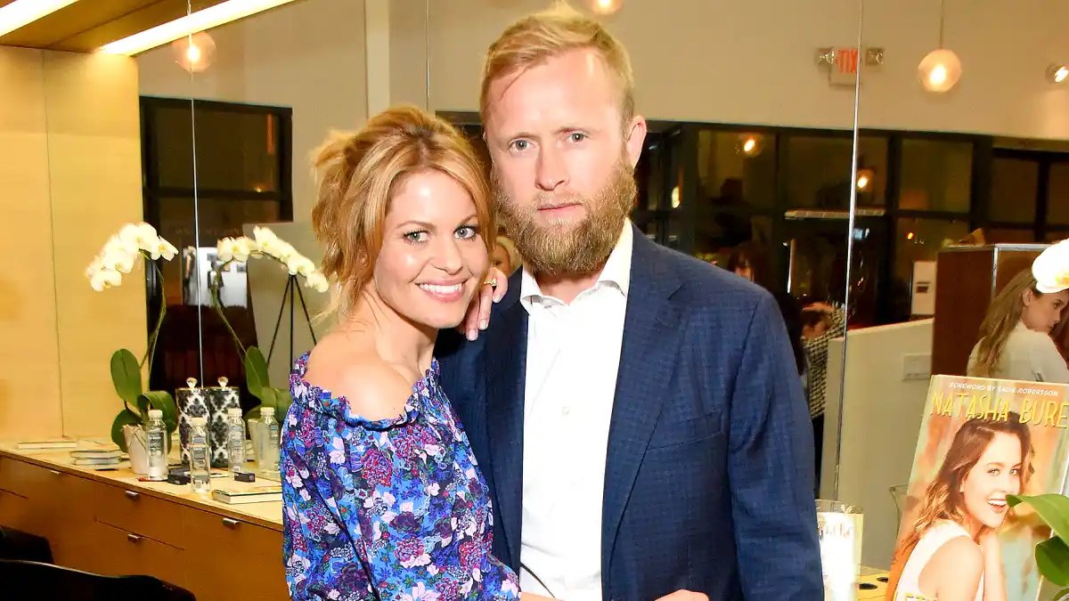 Candace Cameron and Valeri Bure attend Natasha Bure "Let's Be Real" Los Angeles book launch party at Eden By Eden Sassoon on March 24, 2017 in Los Angeles, California.