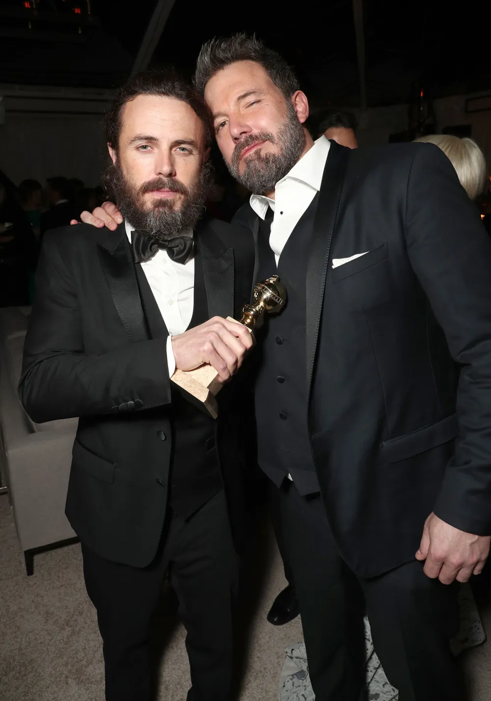 Casey Affleck Ben Affleck Golden Globes 2017