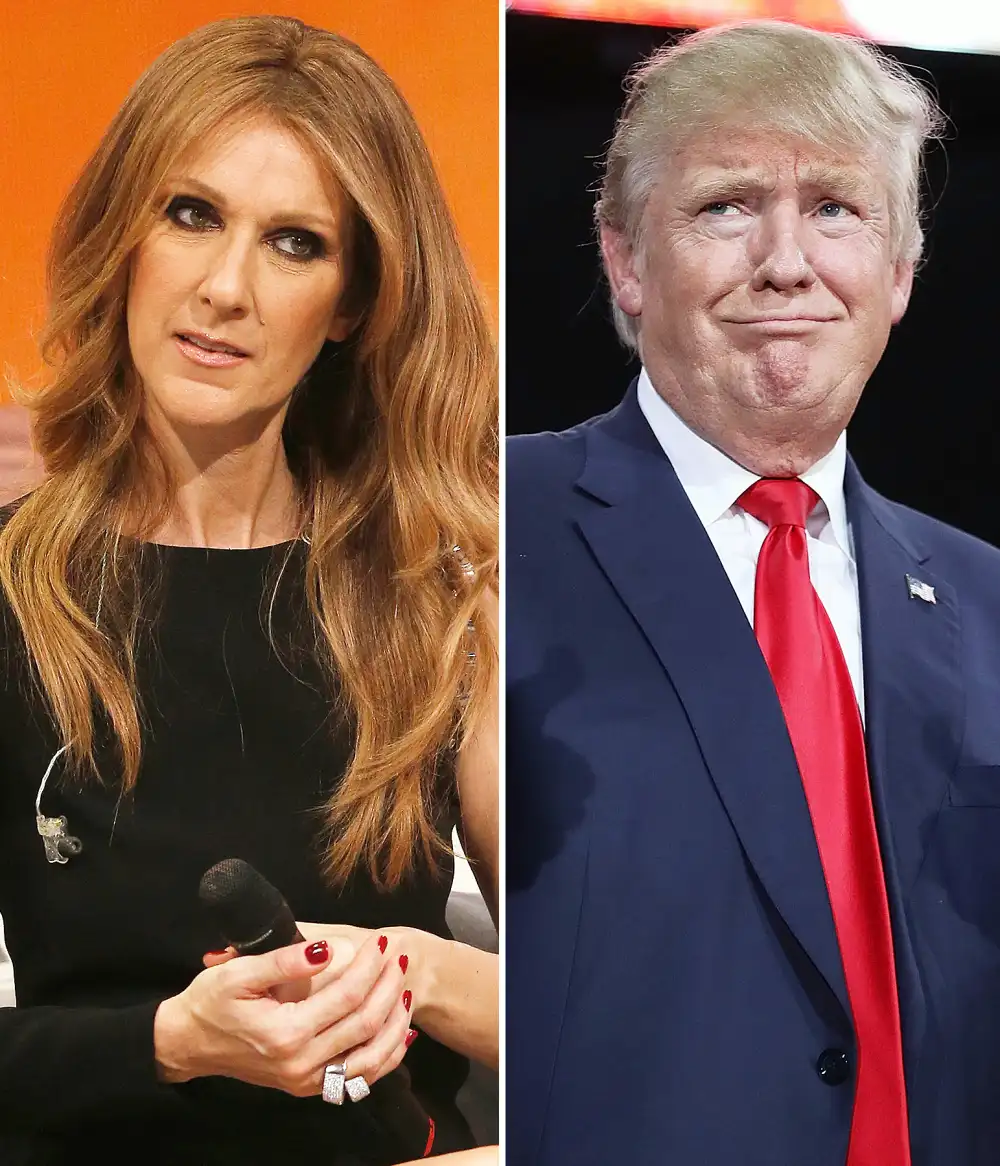 Celine Dion Donald Trump