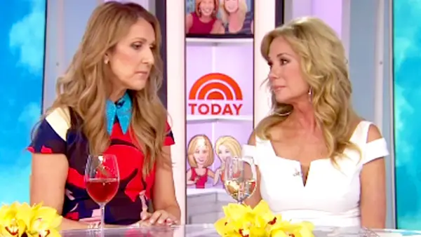 Celine Dion and Kathie Lee Gifford