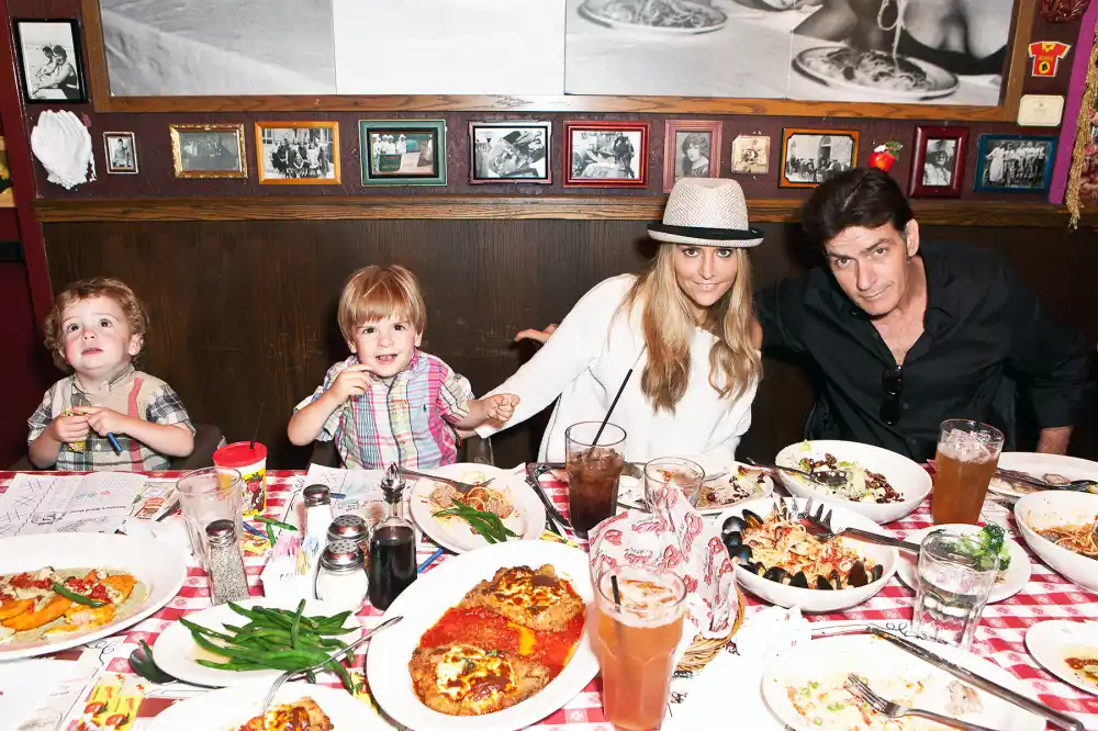 Brooke Mueller Charlie Sheen Max Sheen Bob Sheen