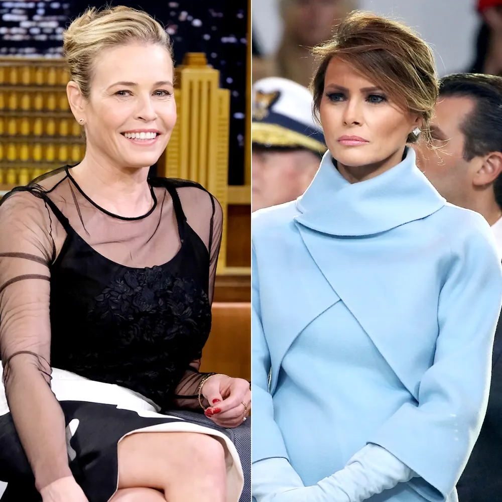 Chelsea Handler and Melania Trump