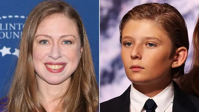 Chelsea Clinton, Barron Trump