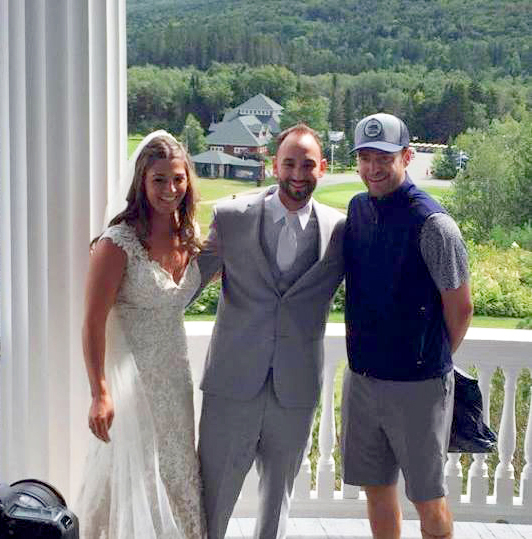 Chelsey Gaudet and Ryan Parks with Justin Timberlake