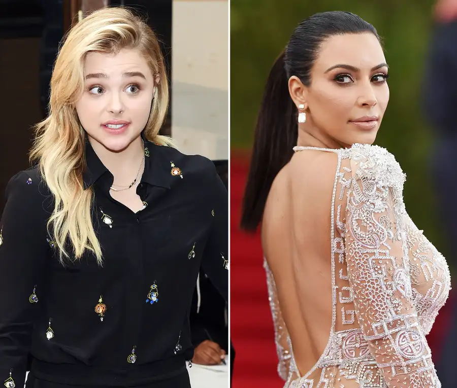 Chloe Grace Moretz and Kim Kardashian