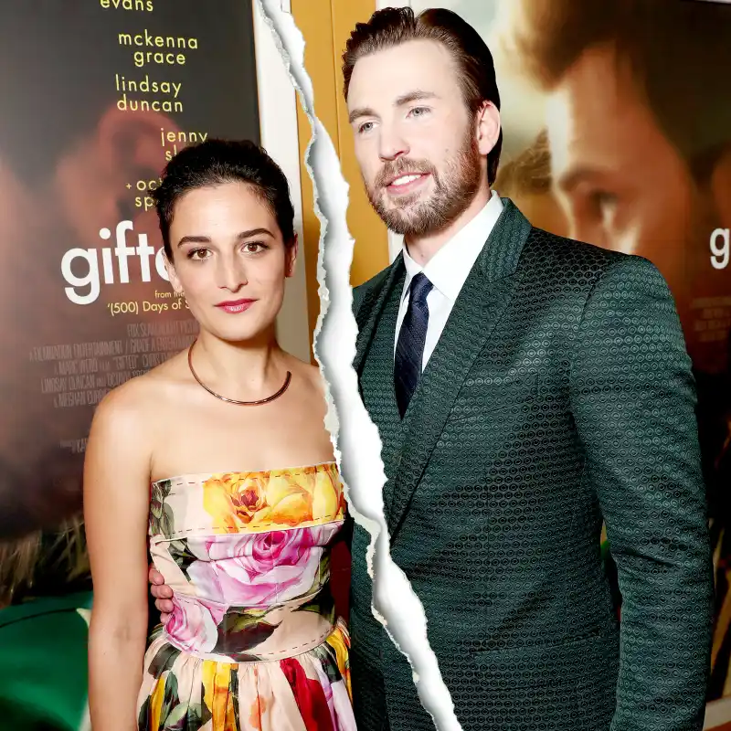 Jenny Slate and Chris Evans