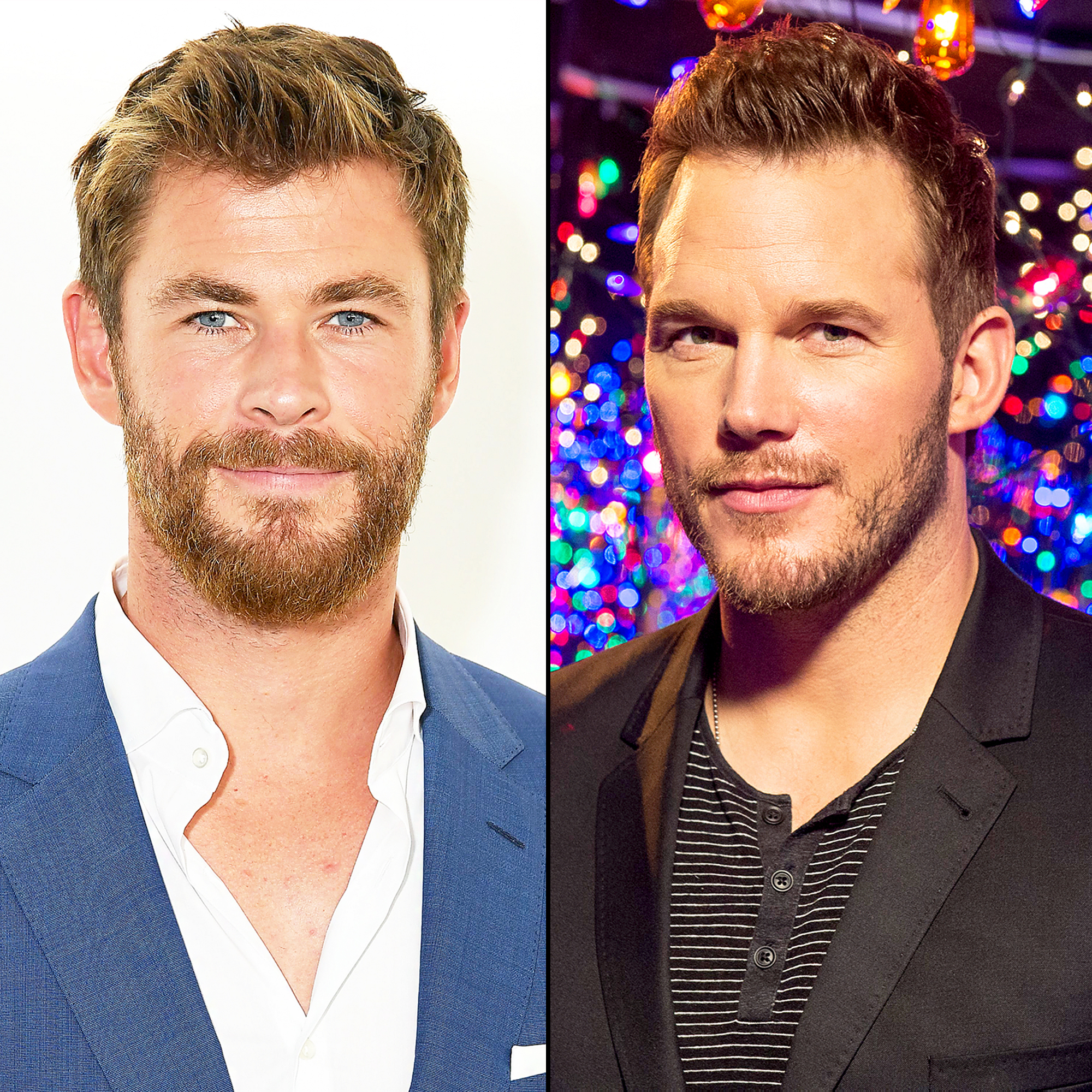 Chris Hemsworth and Chris Pratt
