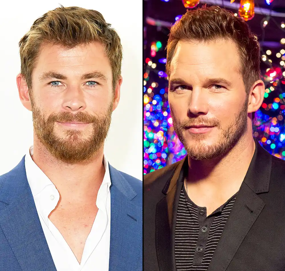 Chris Hemsworth and Chris Pratt