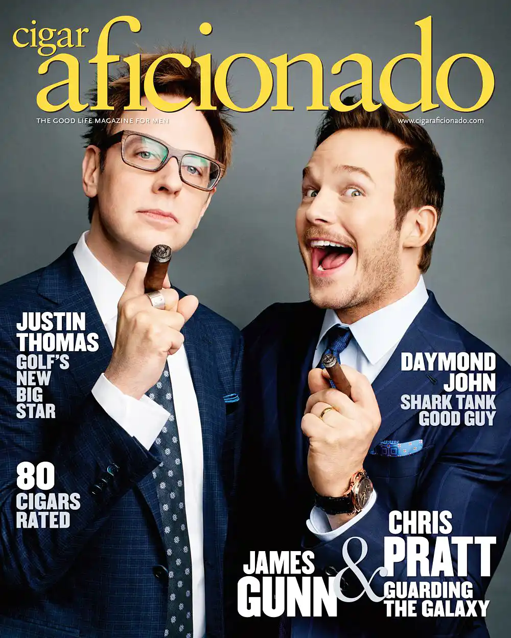 Chris Pratt cigar aficionado