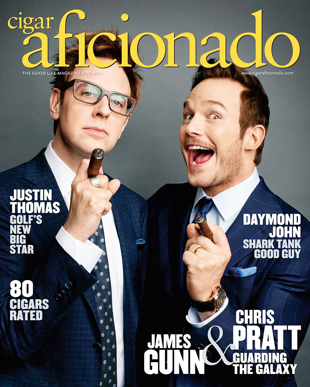 Chris Pratt cigar aficionado