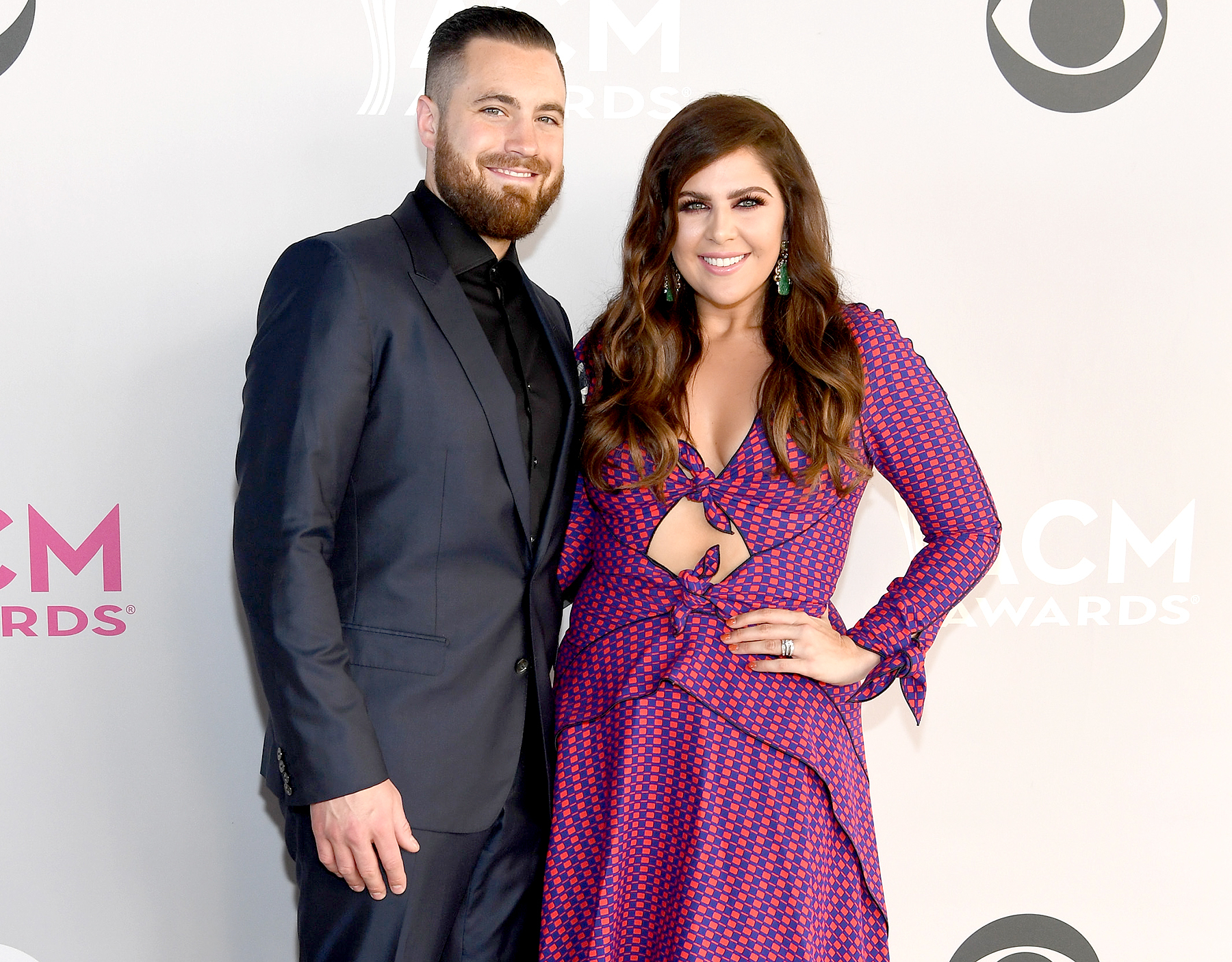 Chris Tyrrell and Hillary Scott of Lady Antebellum attend the 52nd Academy of Country Music Awards at Toshiba Plaza on April 2, 2017 in Las Vegas, Nevada.