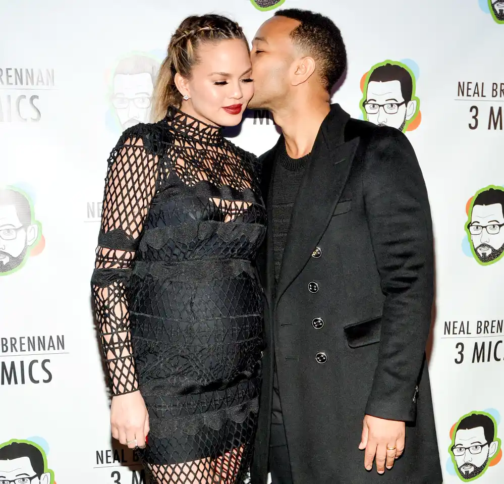 Chrissy Teigen and John Legend attend the