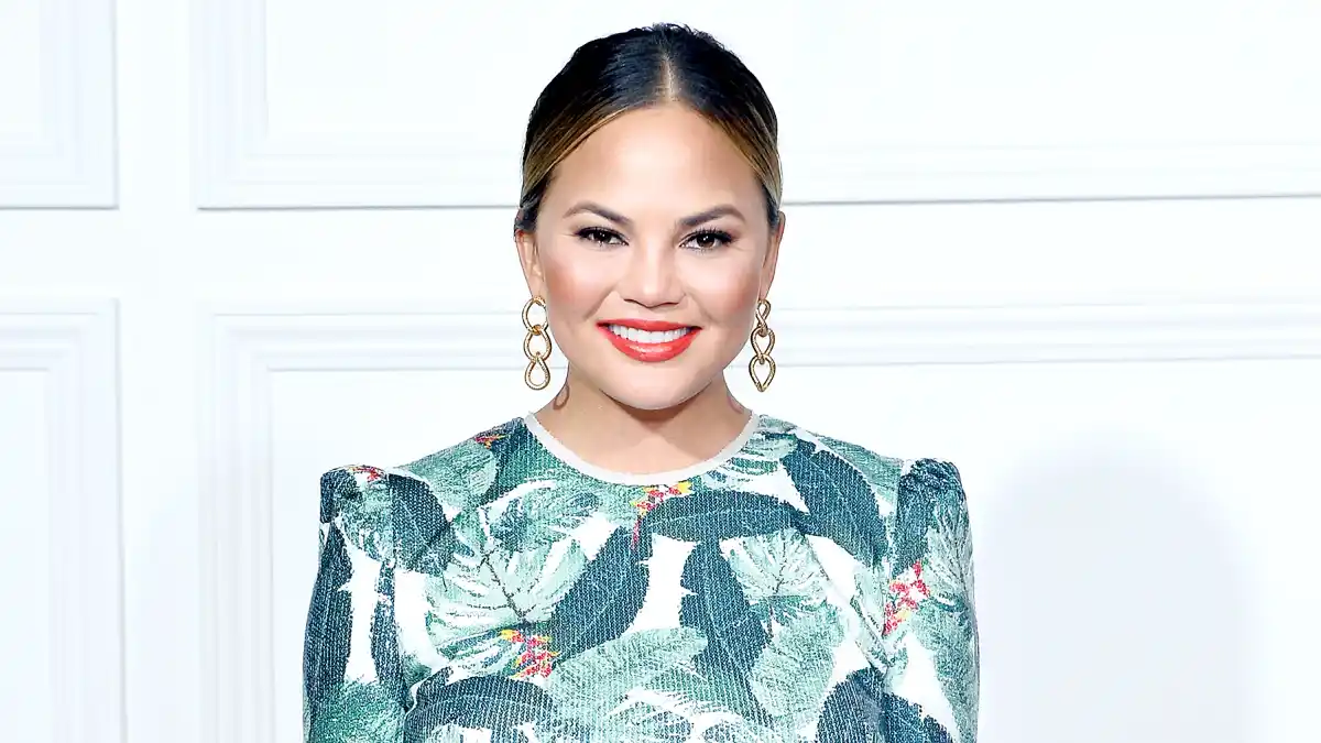 Chrissy Teigen attends Rachel Zoe SS18 Presentation at Sunset Tower Hotel on September 5, 2017 in West Hollywood, California.