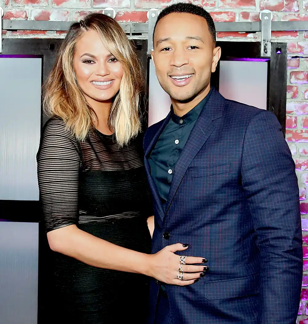Chrissy Teigen and John Legend attend the Spike TV&rsquo;s &lsquo;Lip Sync Battle&rsquo; at Saban Media Center on June 14, 2016.
