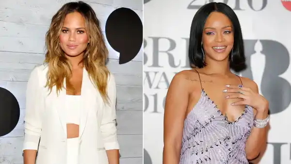 Rihanna Chrissy Teigen