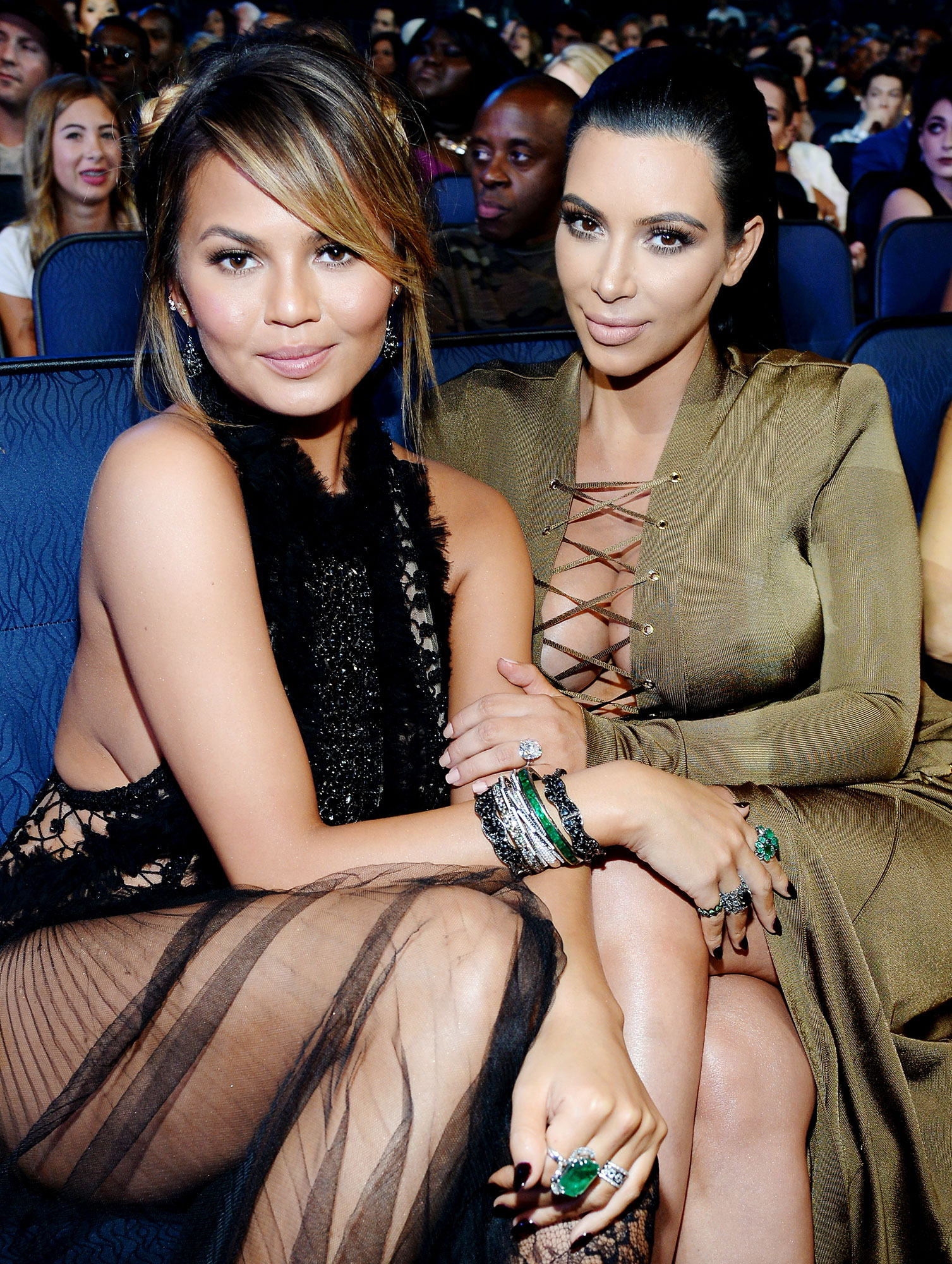 Chrissy Teigen Kim Kardashian West
