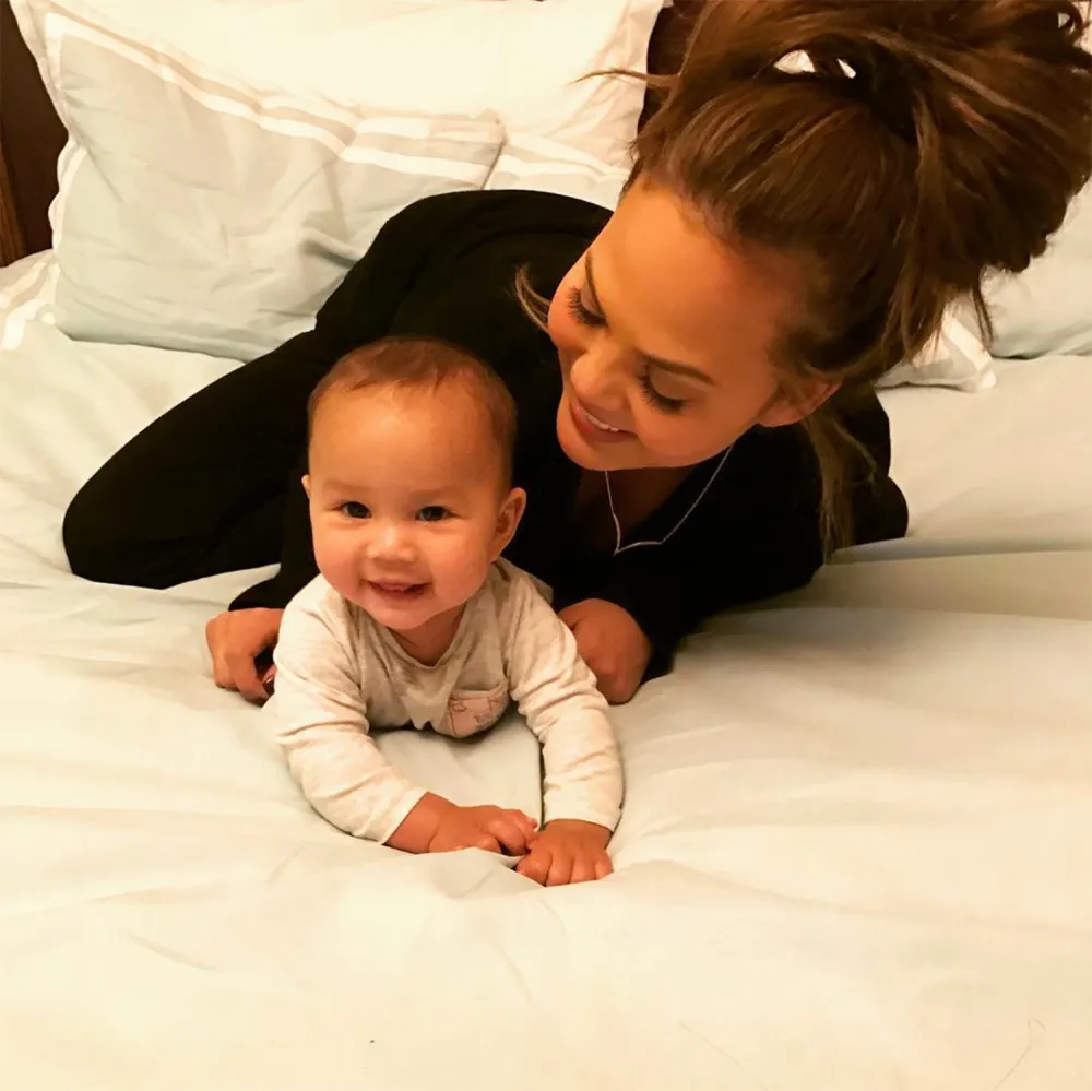 Chrissy Teigen and Luna Legend
