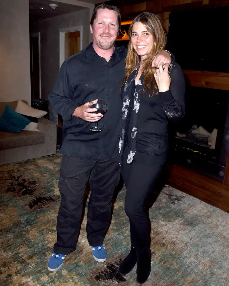 Christian Bale and Sibi Blazic attend the Telluride Film Festival 2017 on September 3, 2017 in Telluride, Colorado.