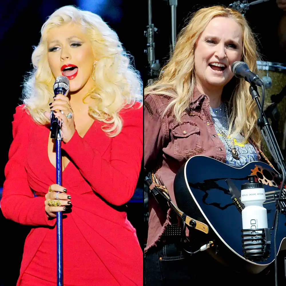Christina Aguilera and Melissa Etheridge