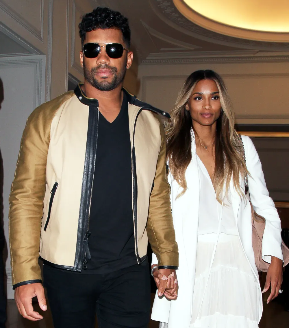 Russell Wilson and Ciara