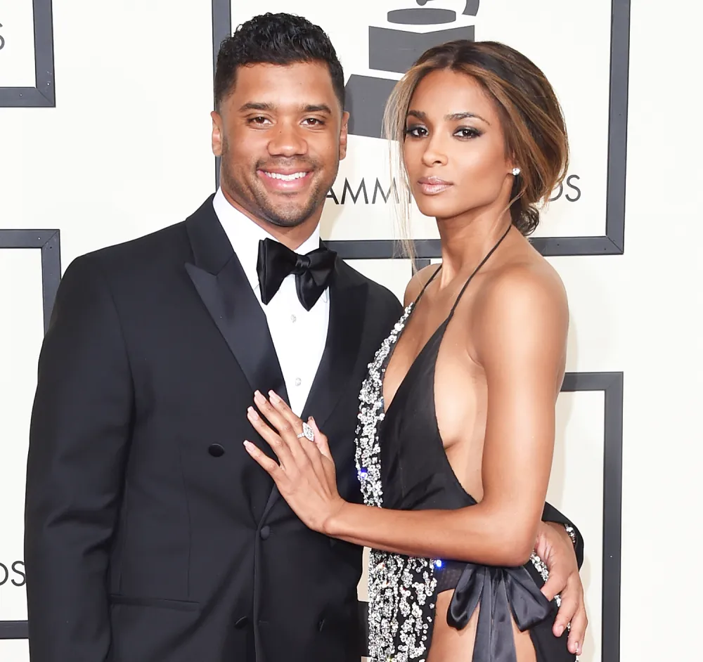 Russell Wilson and Ciara