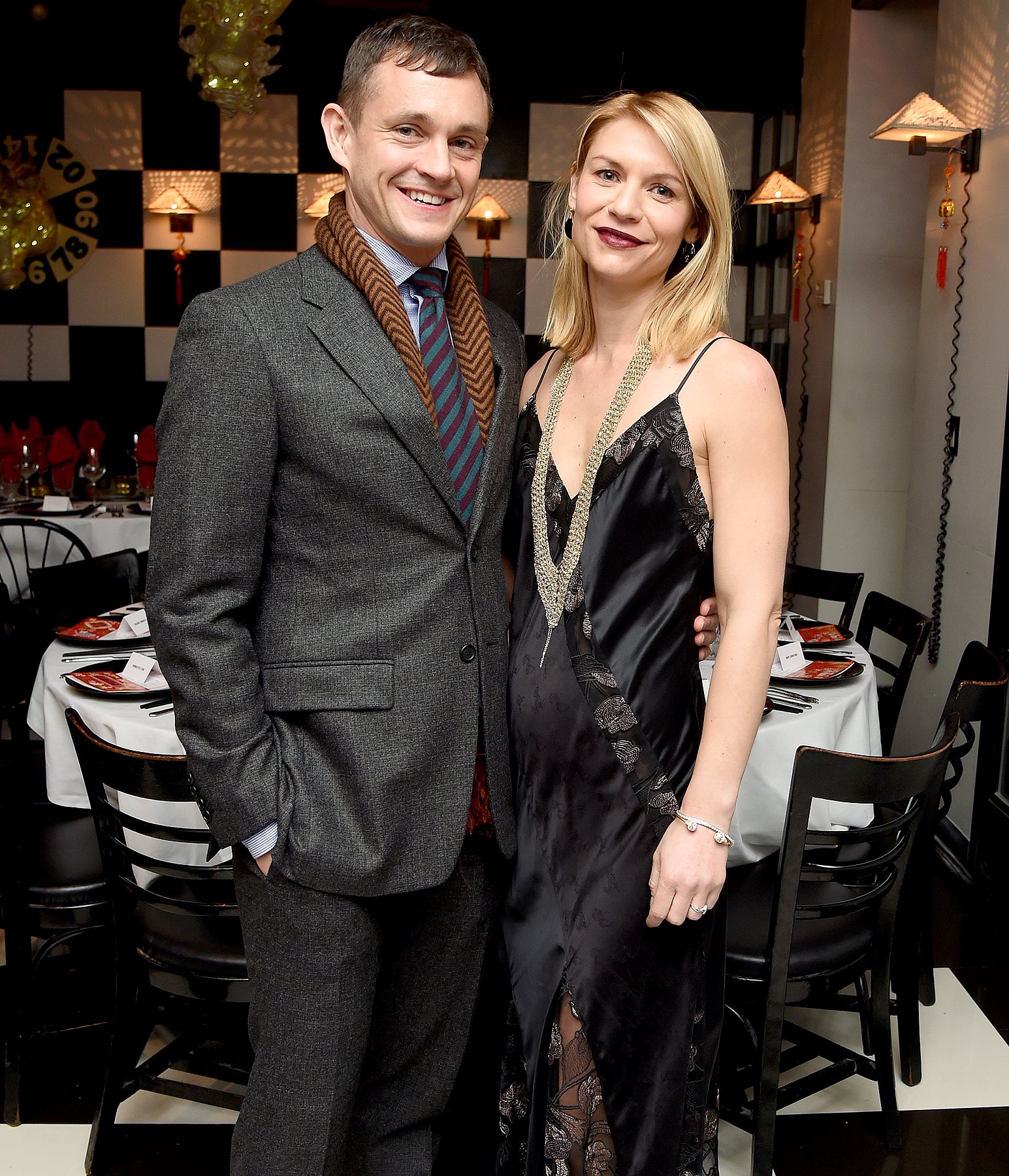 Hugh Dancy and Claire Danes at the Opening Ceremony celebrating the Lunar New Year at Shun Lee Cafe, New York, NY, on January 28, 2017.